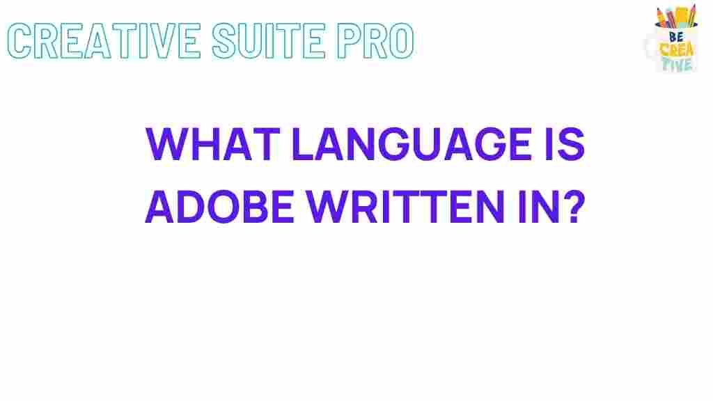 adobe-software-coding-language