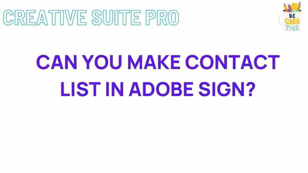 adobe-sign-contact-lists